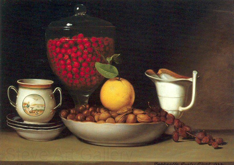 Peale, Raphaelle Still Life: Strawberries Nuts Germany oil painting art